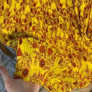 ZARA maxi plise dress